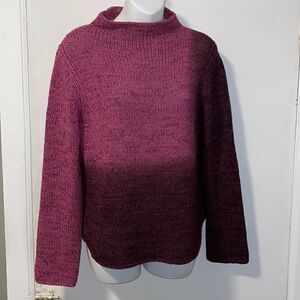 CO & EDDY Purple Ombre Sweater-M